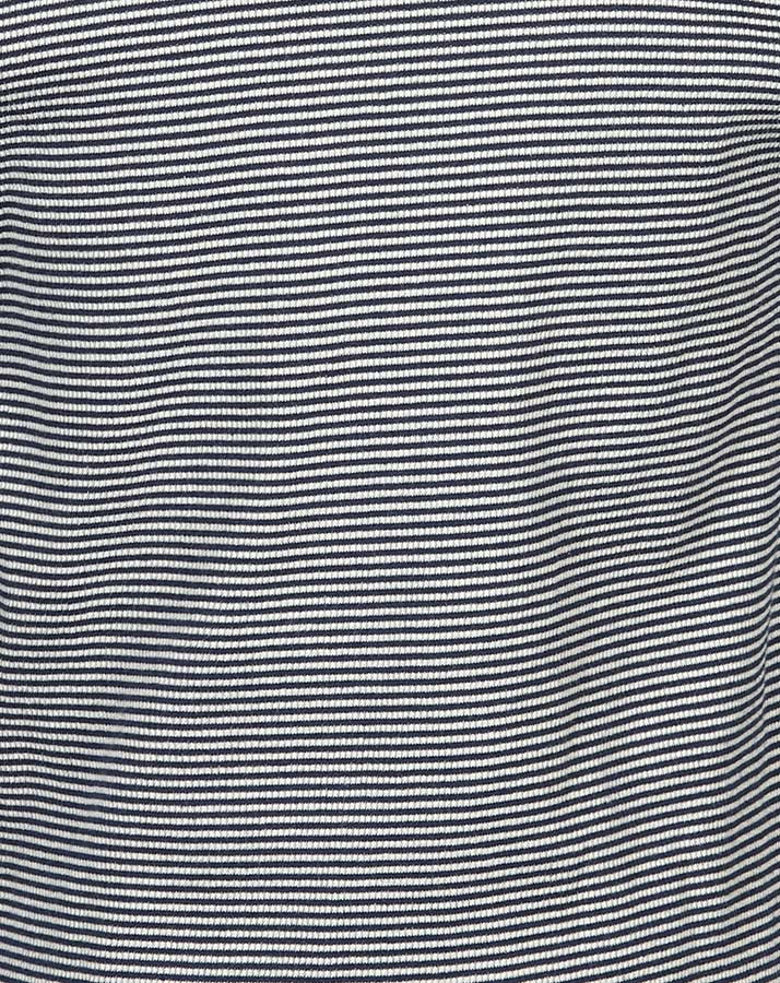 Rollkragen-Pullover ENYA gestreift in navy