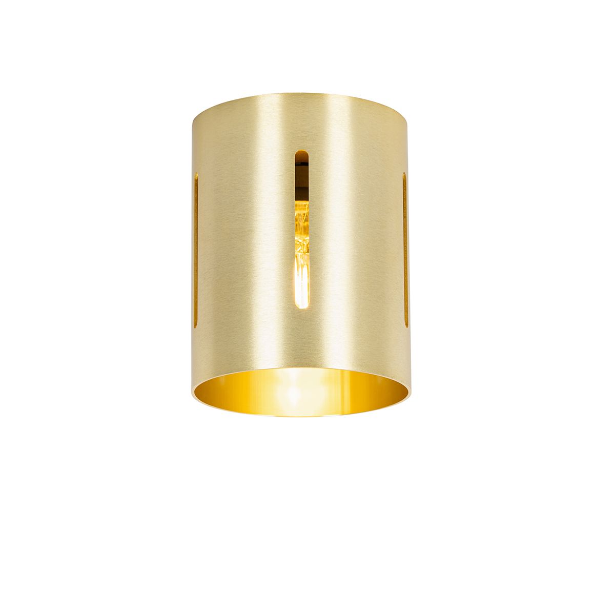 Design plafondlamp goud met lichteffect - Yana