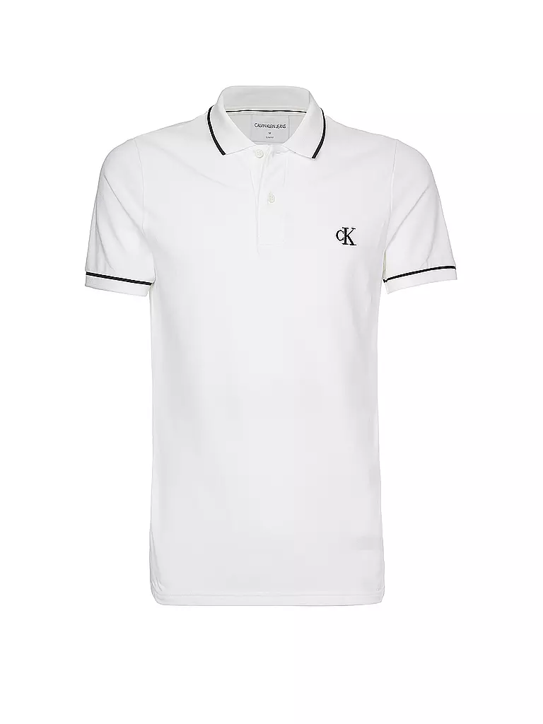 CALVIN KLEIN JEANS Poloshirt weiss