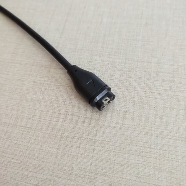 INF Ladekabel til smartklokke med USB-C Sort Garmin Fenix 5 / 5X / 5S / 6 / 6X / 6S