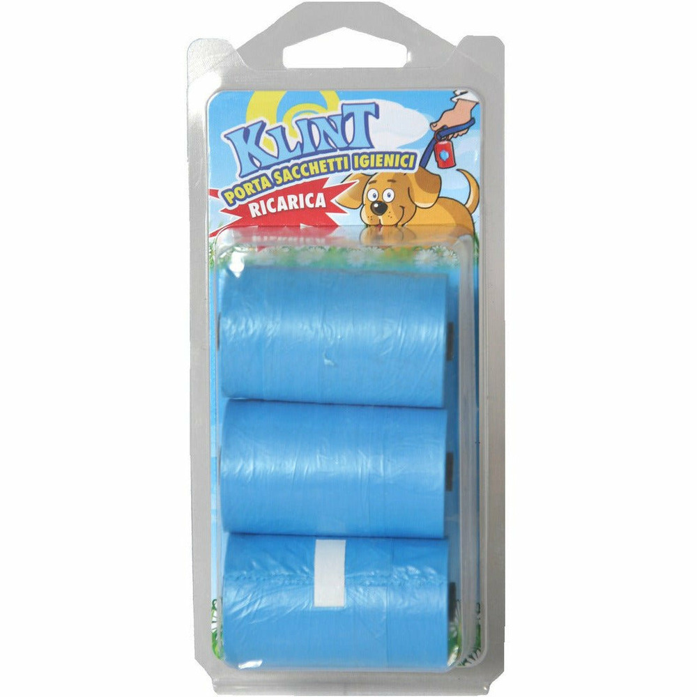 Lot de 3 rouleaux de 20 sacs à crottes pour distributeur de sac à déjections canines