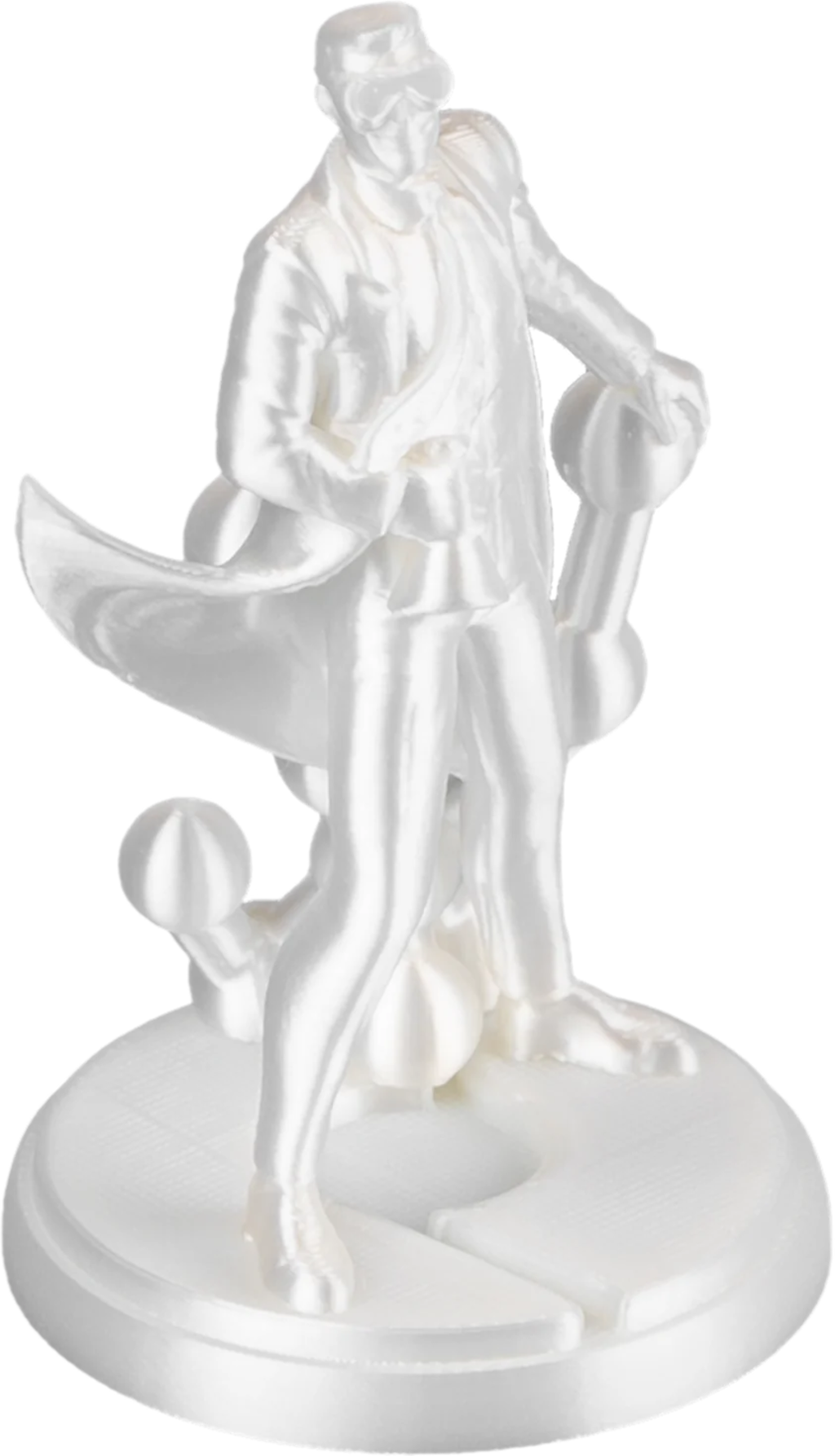 Polymaker  Panchroma™ PLA Silk White, 1,75 mm / 1000 g    Der Glanz der Eleganz in White