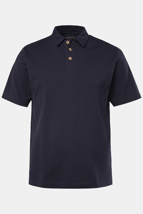 JP1880 Poloshirt, Tracht, Halbarm, Piqué, Trachten-Stickerei, bis 8 XL