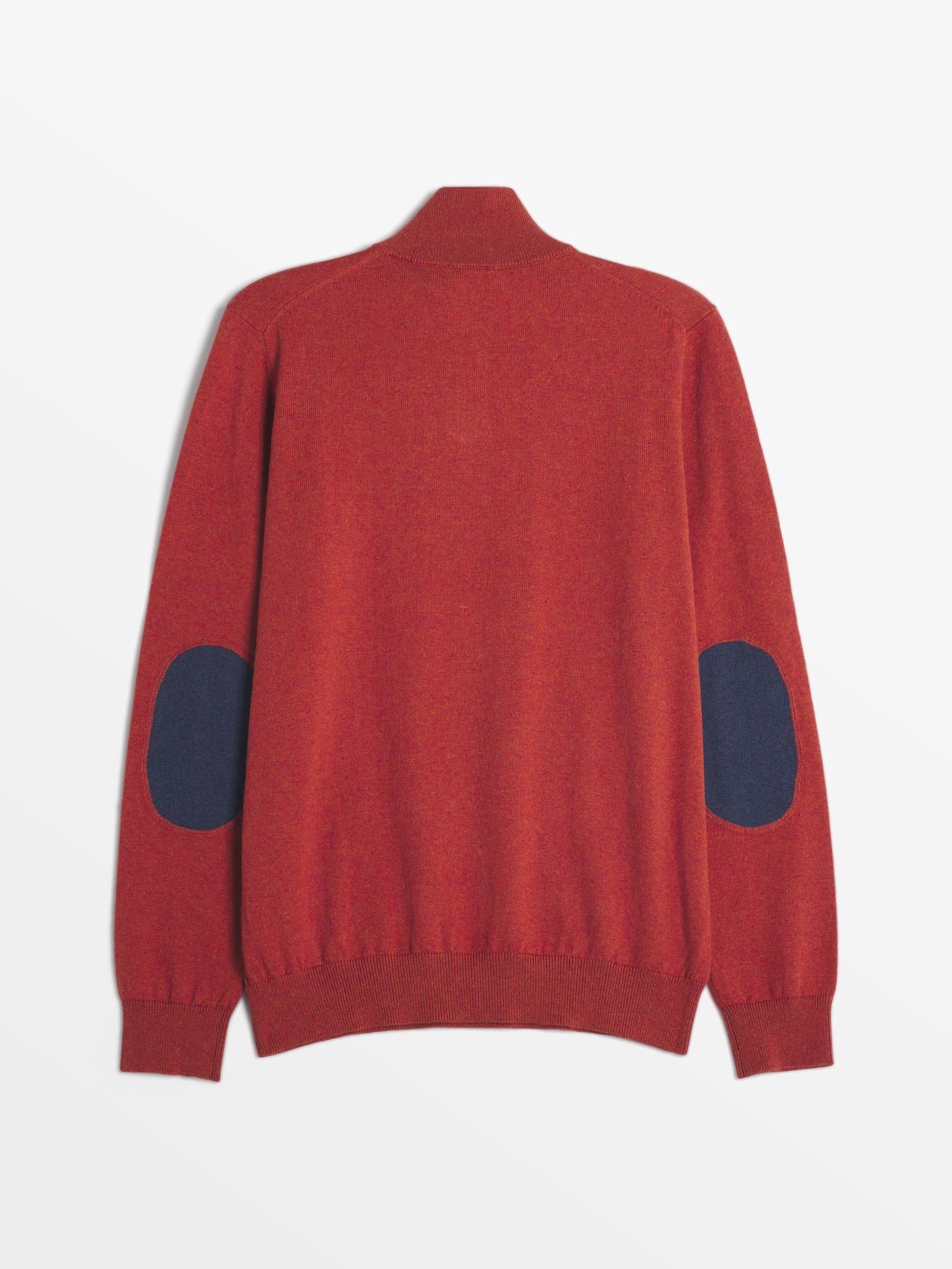 Pull Homme Col Camionneur Rouge
