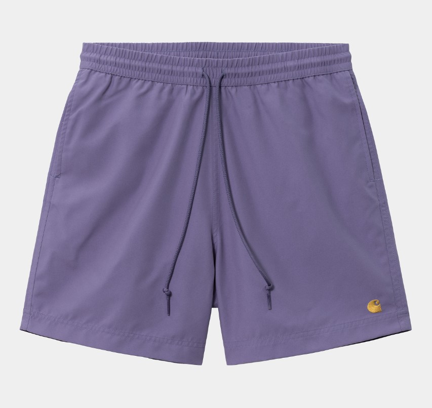 Carhartt WIP Chase Swim Trunks Black / Gold