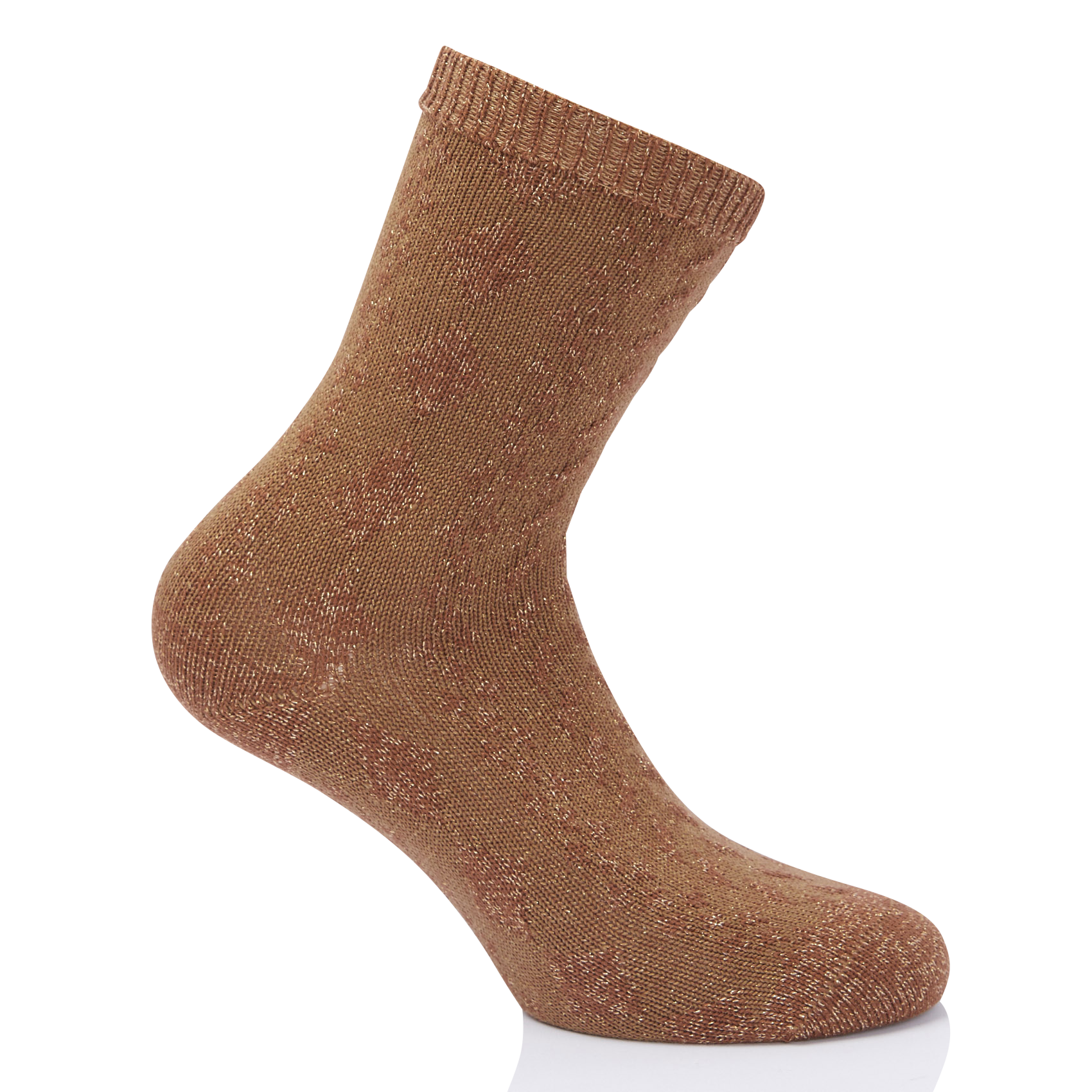 Lot de deux paires de chaussettes | Marron