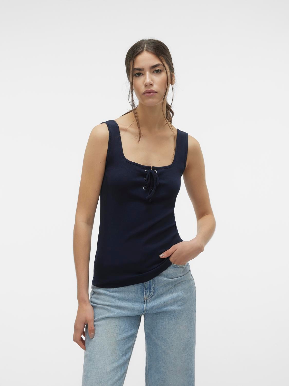 Vero Moda Trägertop »VMCAISA SL SHORT TOP JRS GA«