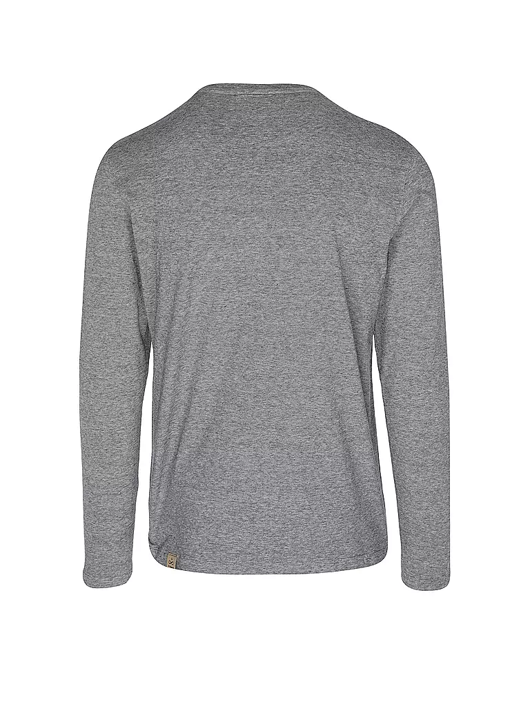 RAGWEAR Langarmshirt FREN hellgrau