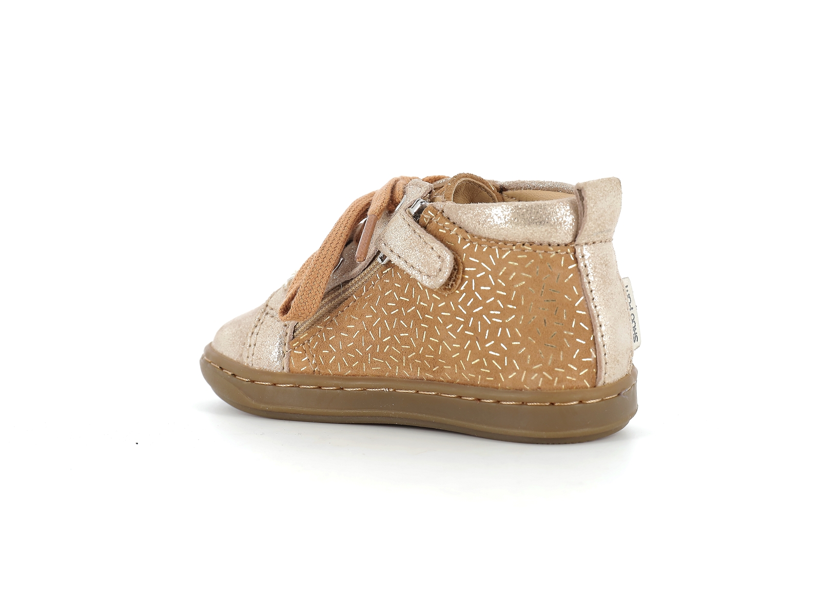 Shoopom-BOUBA HEART Nubuck Camel
