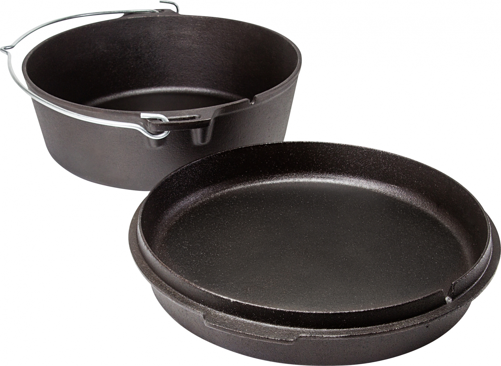 Petromax Dutch Oven Feuertopf 5,5 Liter mit Deckel und planer Boden