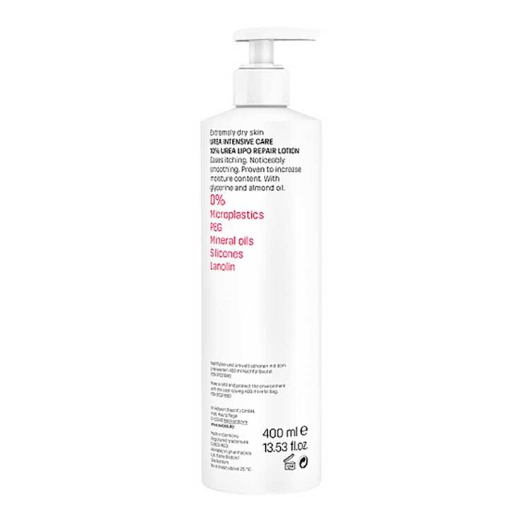 Eubos Urea Intensive Care 10% Körperlotion Dosierspender, 400 ml