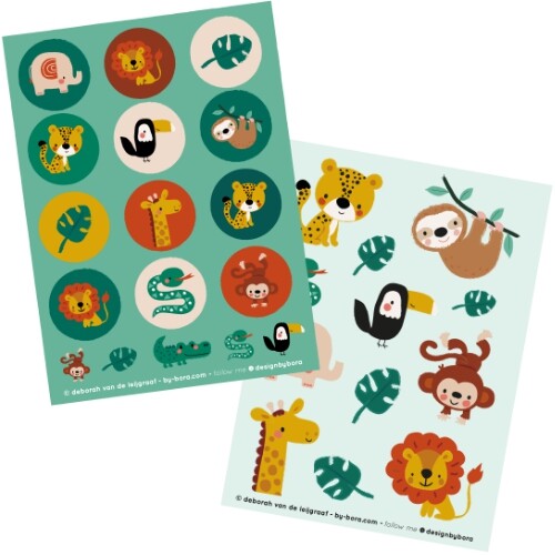 By bora stickers jungle
