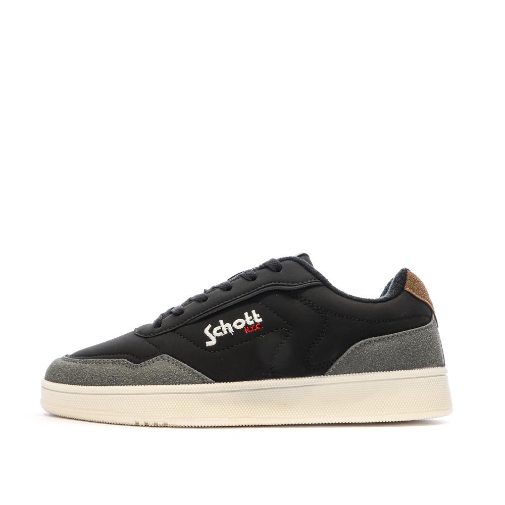 Schott Baskets Noires Homme Schott Titan