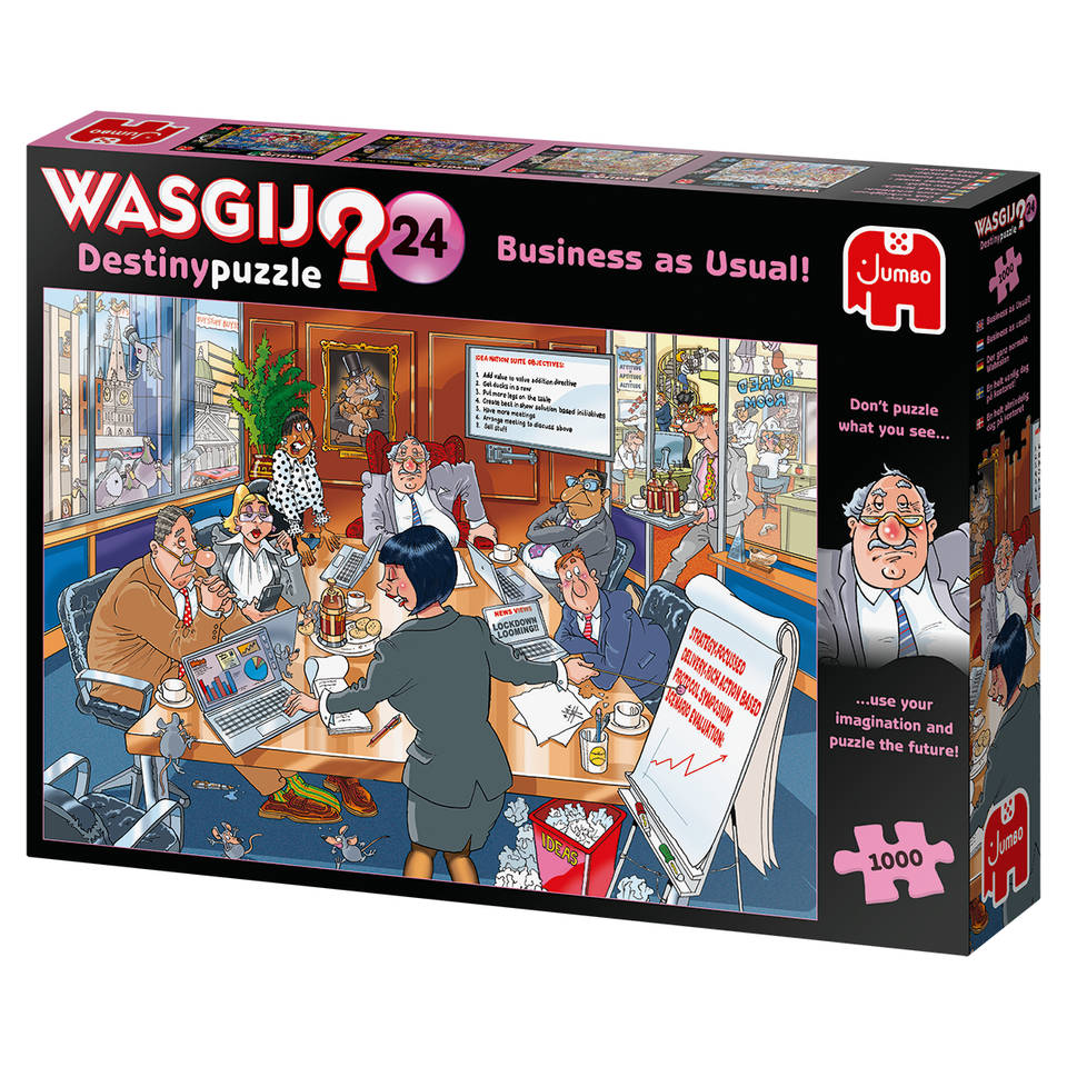 Jumbo Wasgij Destiny 24 puzzel Business as Usual - 1000 stukjes