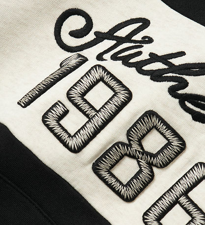 Name It Sweatshirt - NkmReta Half Zip - Blåck/Peyote Melange