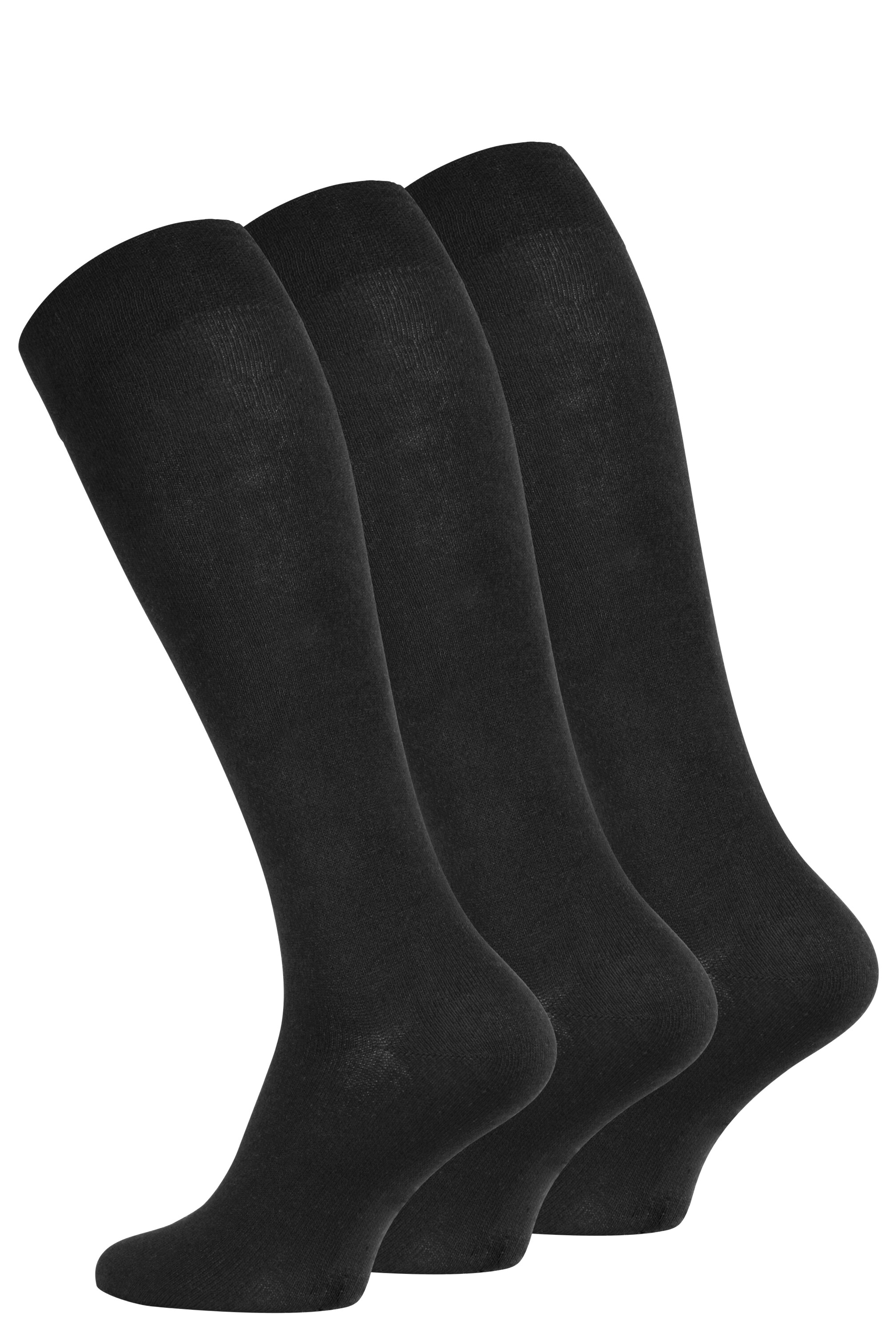 Cotton Prime® Kniestrümpfe 3 Paar, Baumwolle