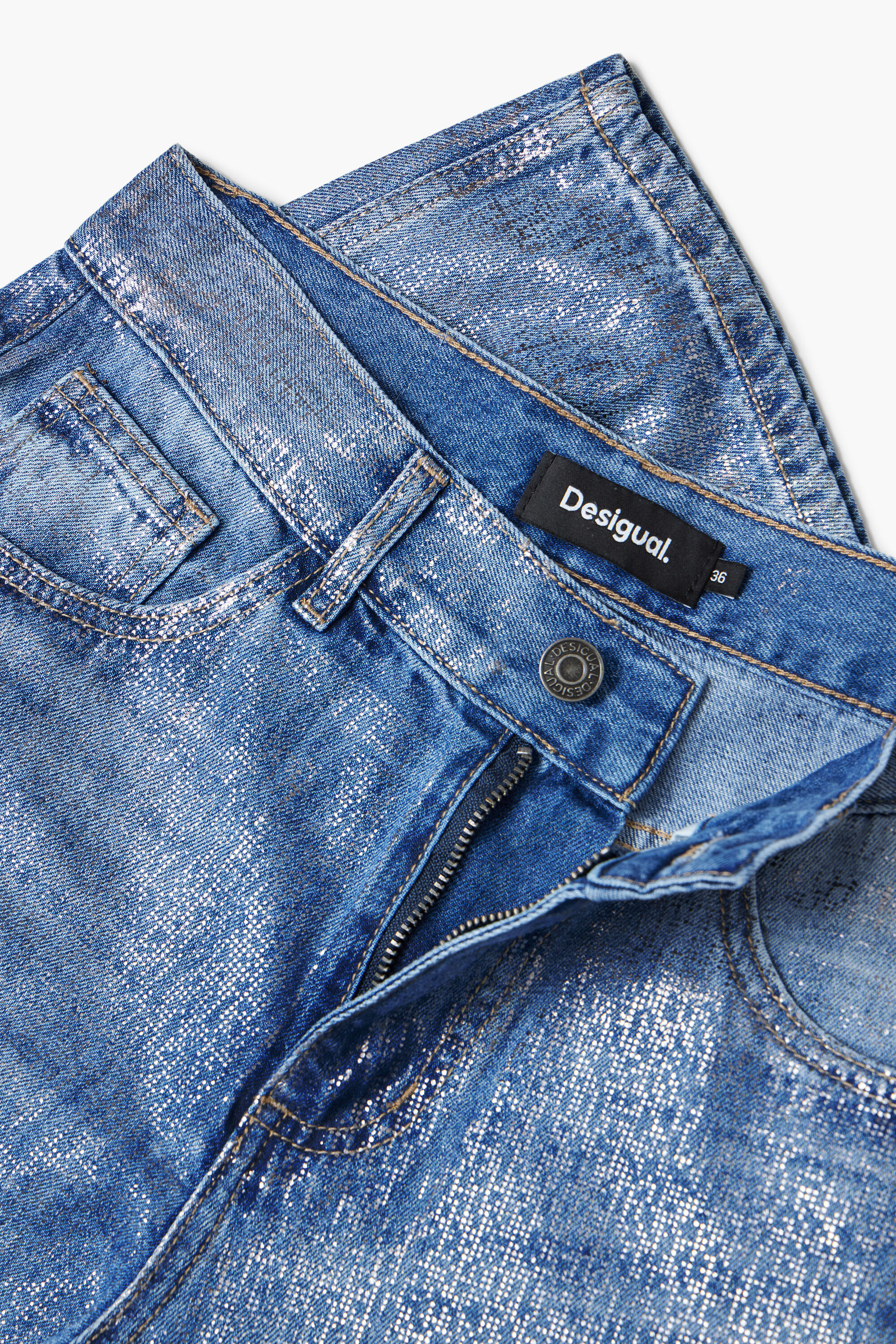 calça jeans balão