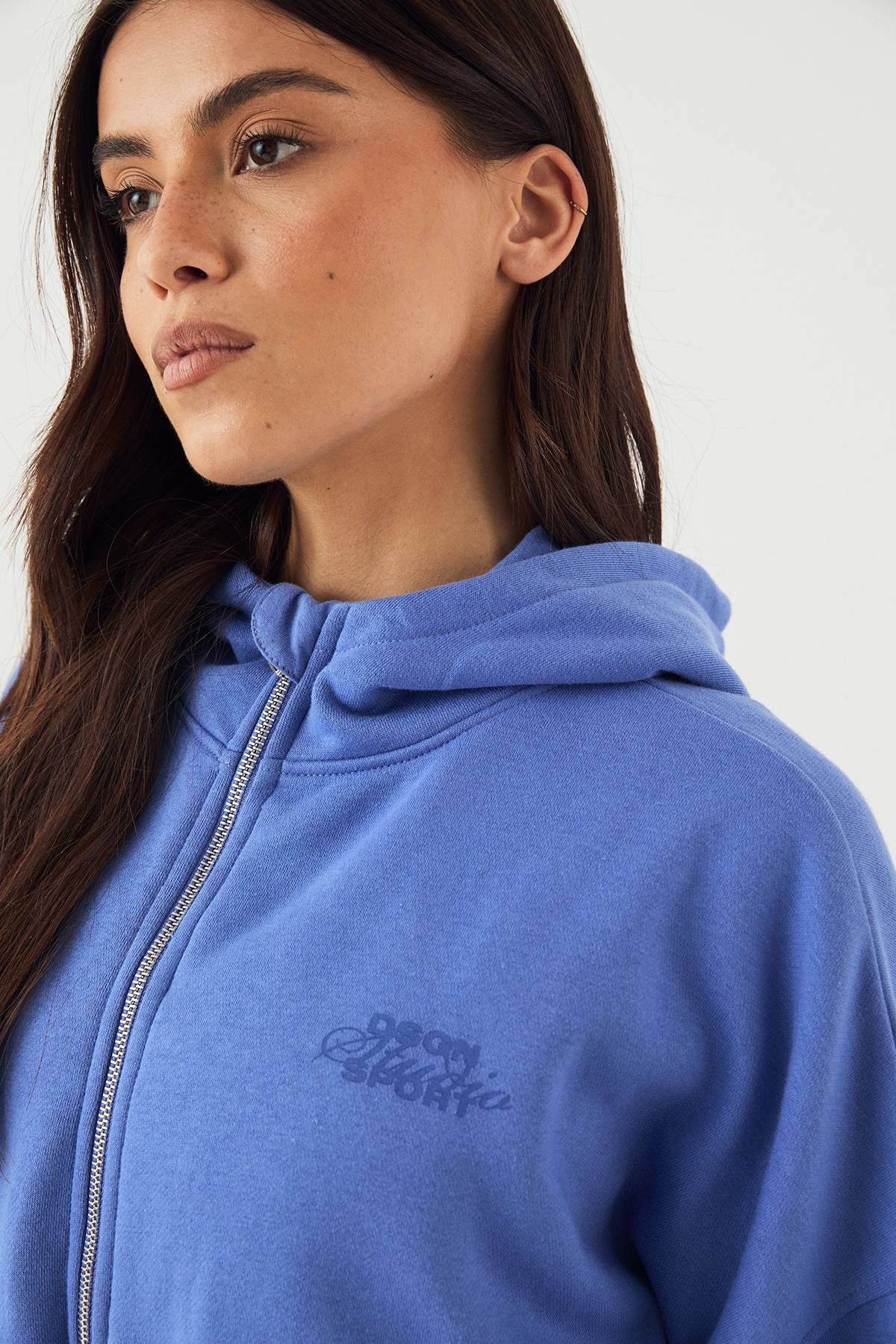 Sweat à Casynthétiqueche Court Boxy Zippé DSGN Studio Sport