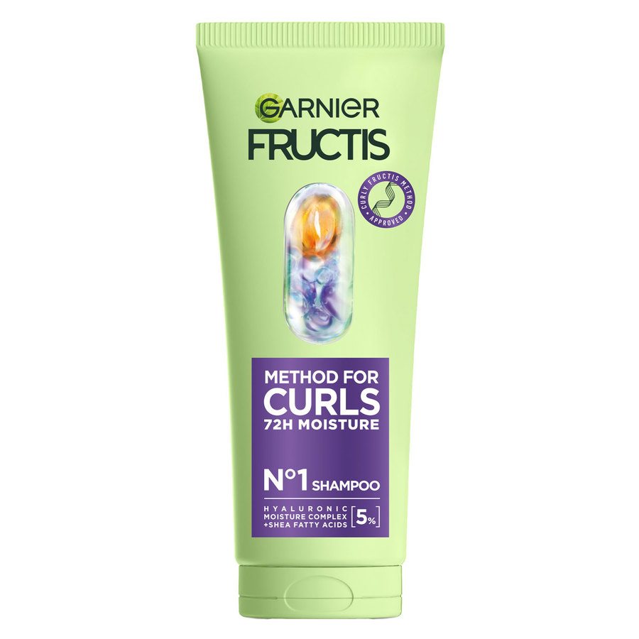 Garnier Fructis Method for Curls Moisturizing Shampoo for Curly Hair 200ml