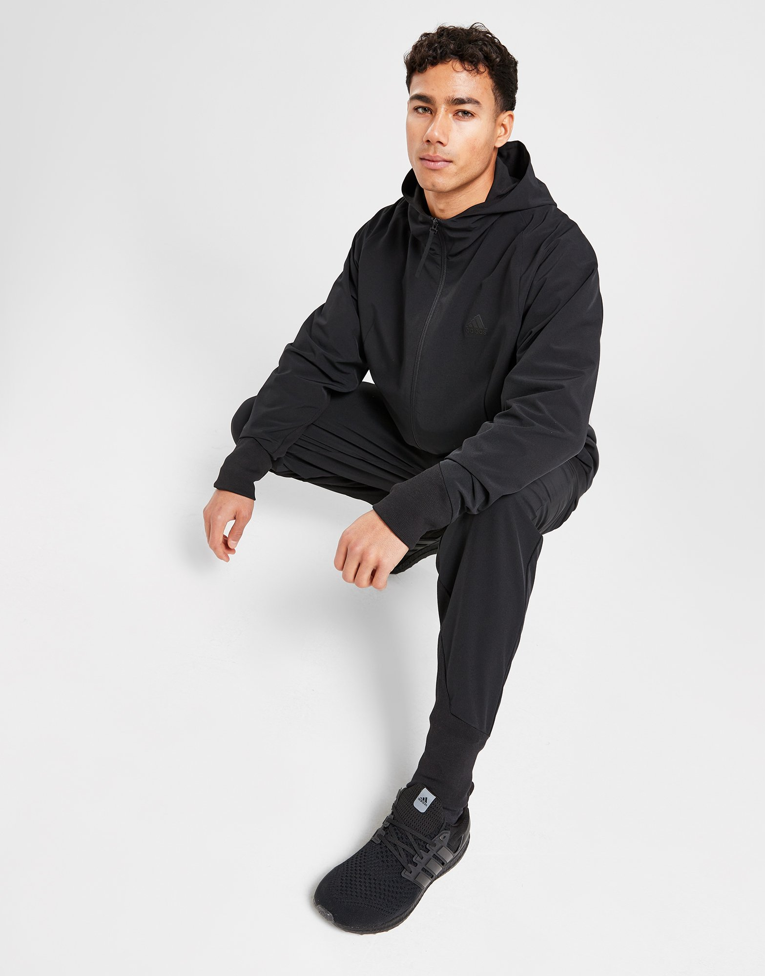 adidas Veste de survêtement à capuche zippée toile Z.N.E.