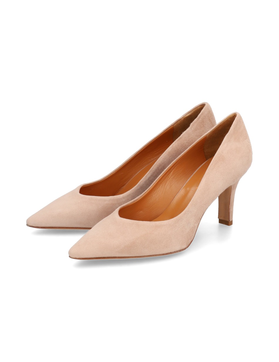 Veloursleder Pumps