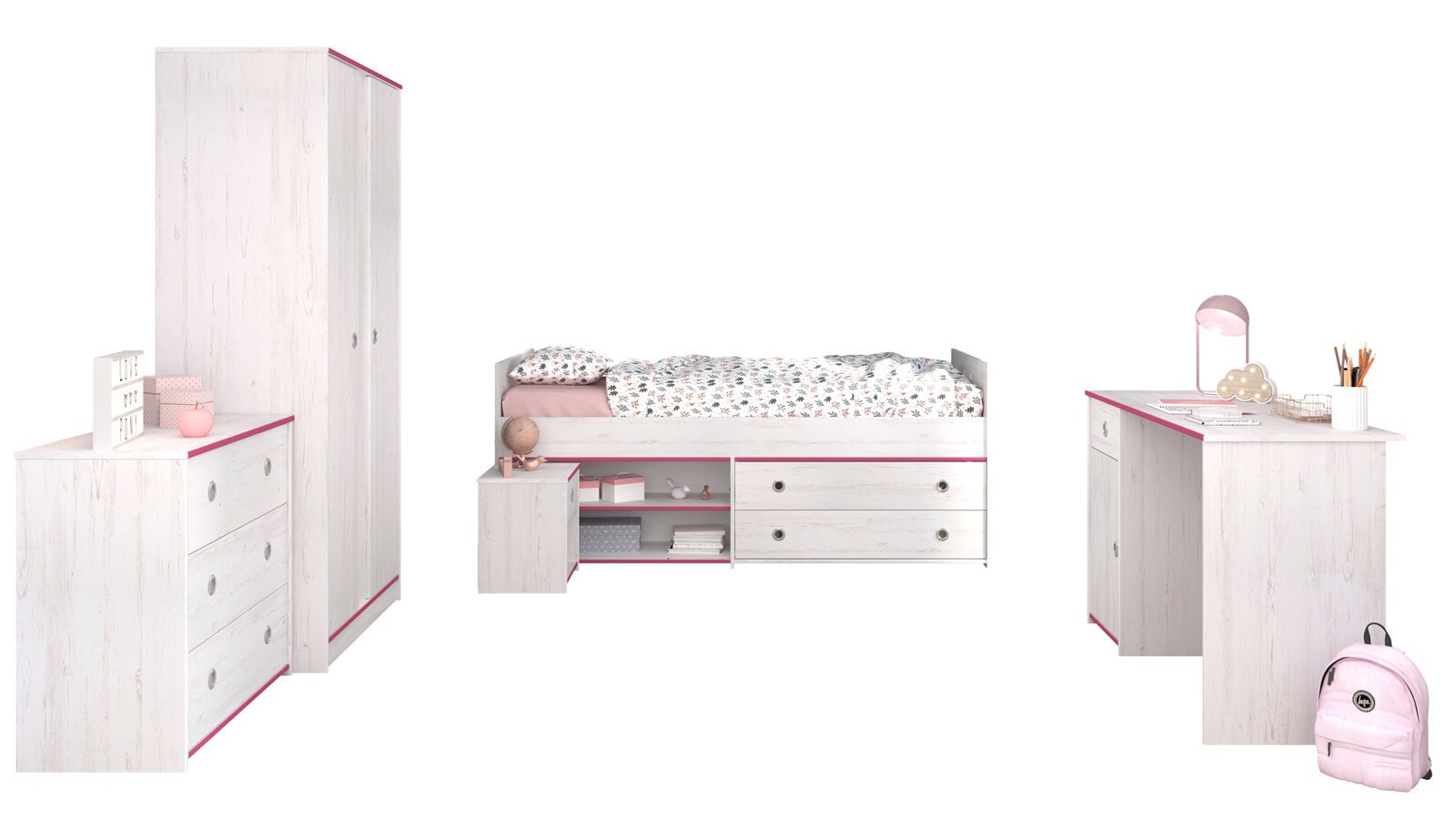 Parisot Kinderzimmer SMOOZY 36 weiß