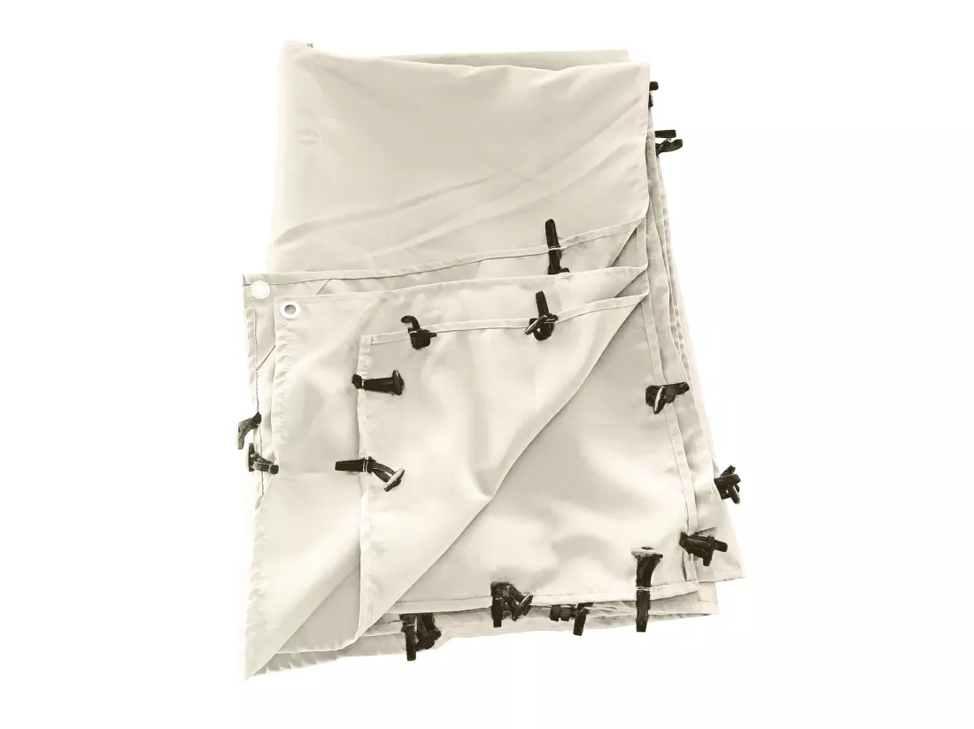 Toile pour pergola murale 3 × 2,5m NICE beige - HAPPY GARDEN