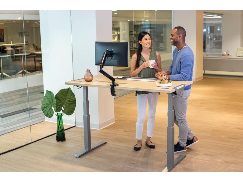 Fellowes Tischplatte Levado 140 x 80 cm, Newport Eiche Platte für den Tisch