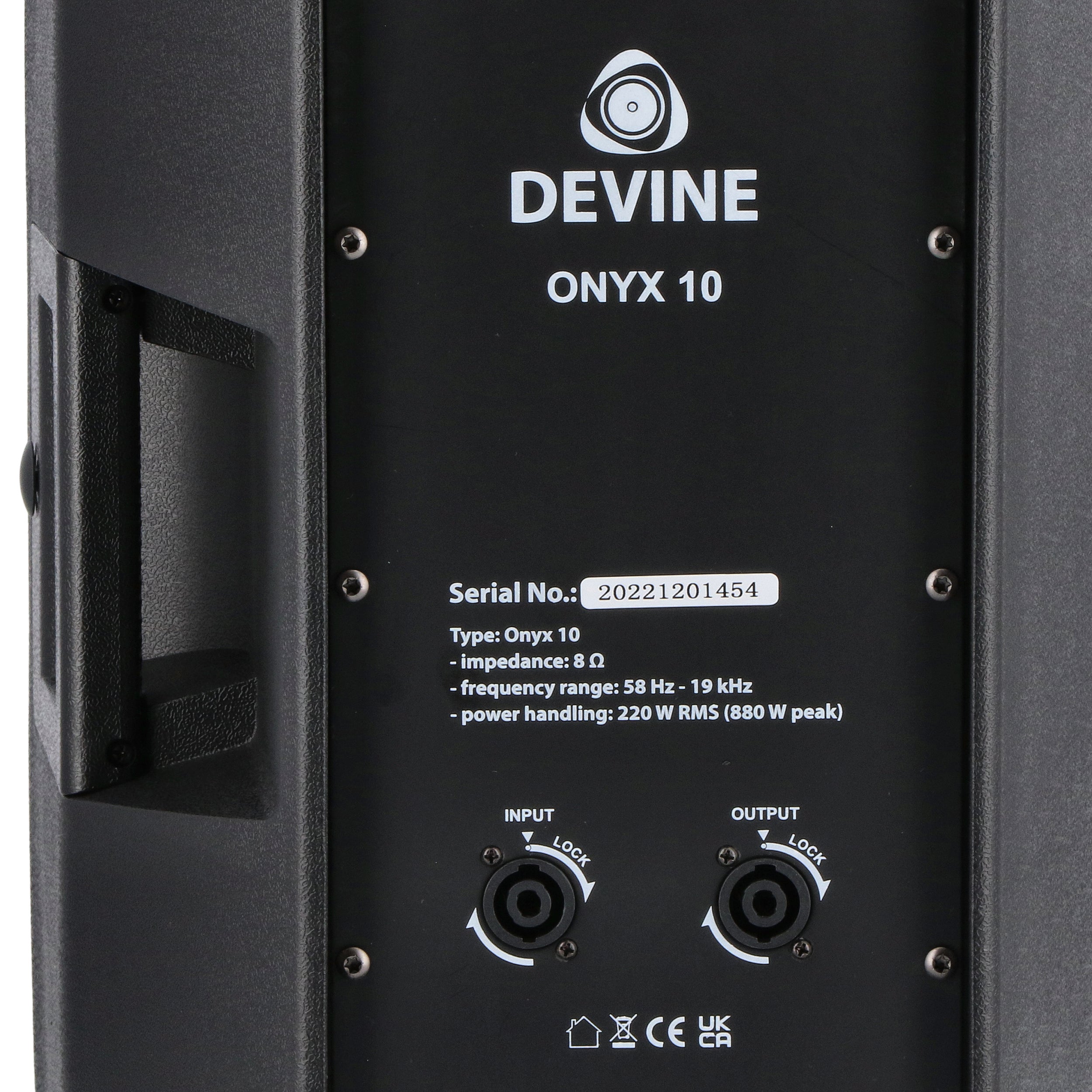 Devine Onyx 10 passieve speaker 10 inch