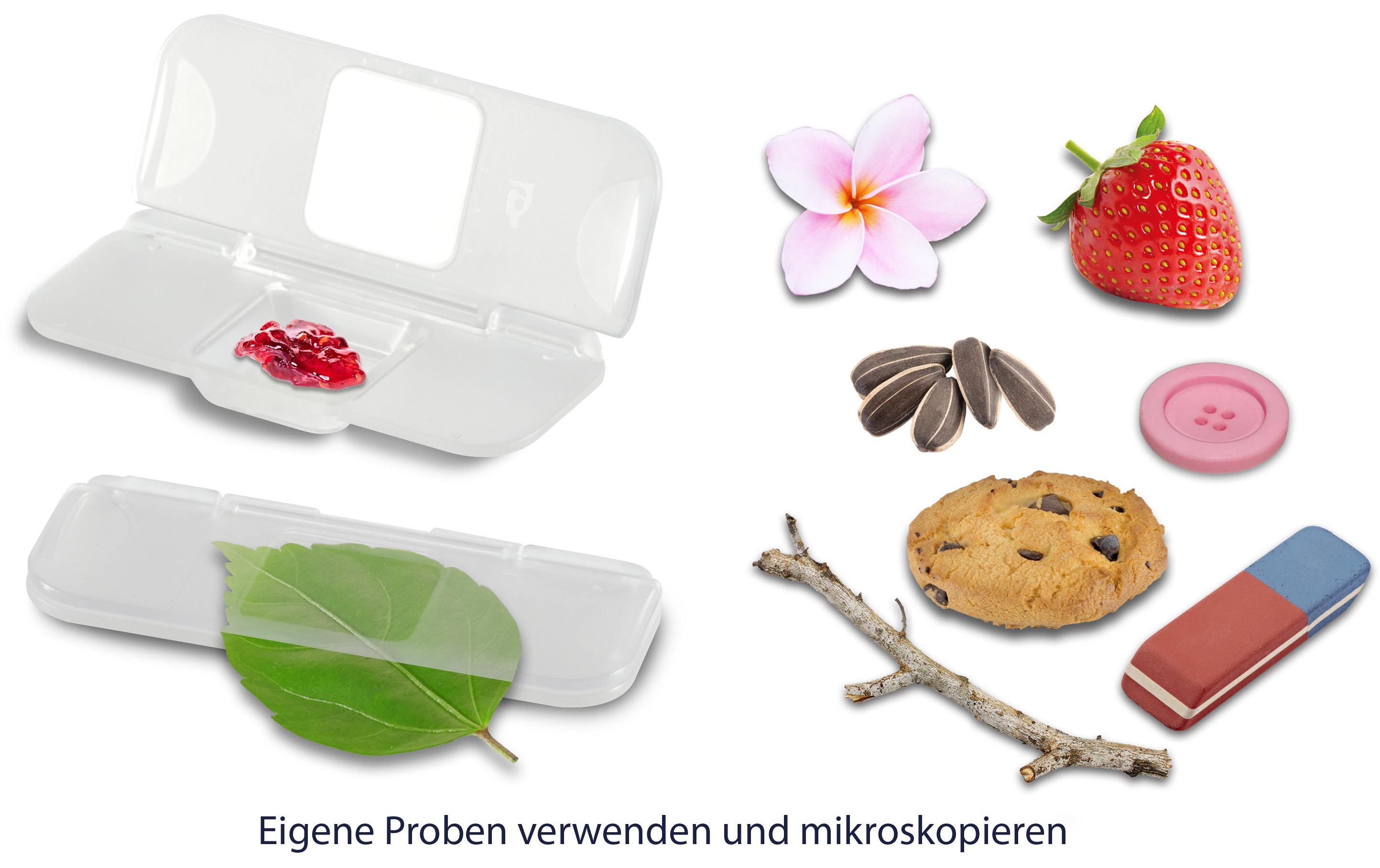 Interaktives Video-Mikroskop -DE-Kinderfreundliches Mikroskop mit 3 Spielmodi