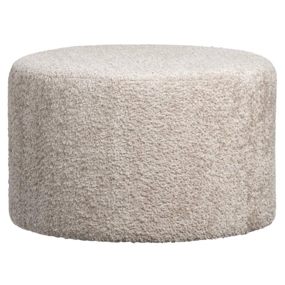 Hocker Wenen - zand - 35xØ56 cm