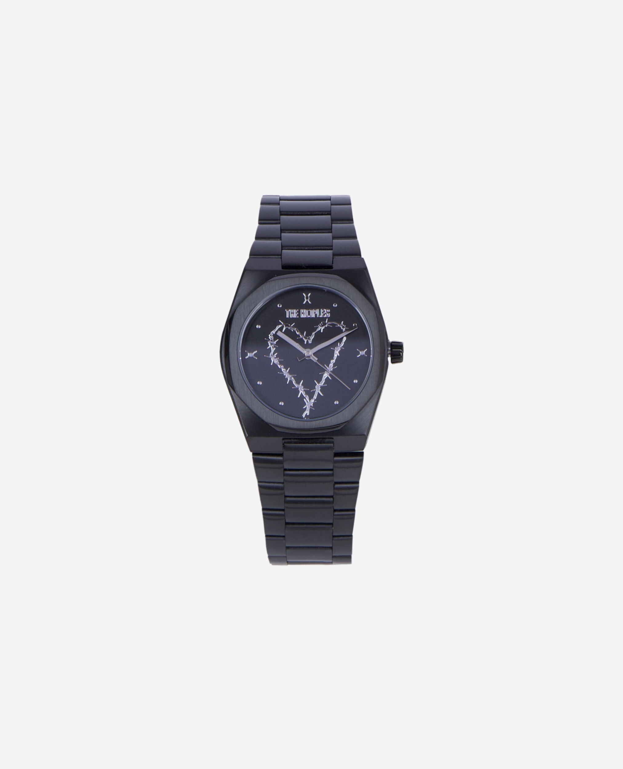 Montre avec coeur noire