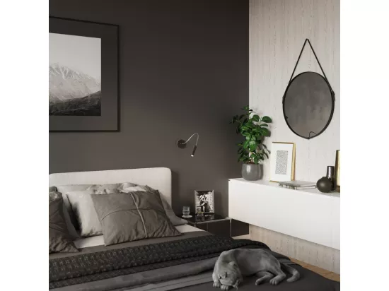 Sollux AXIL Applique liseuse Noir G9