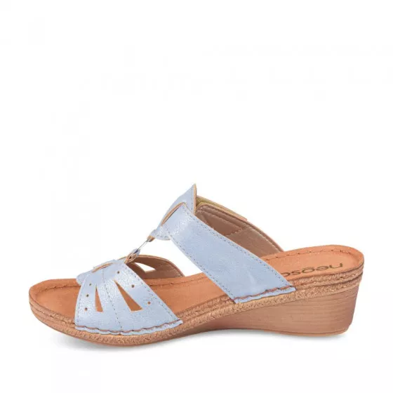 Mules BLEU NEOSOFT FEMME