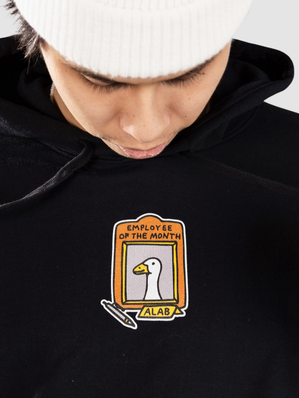 A.LAB Not Silly Hoodie black
