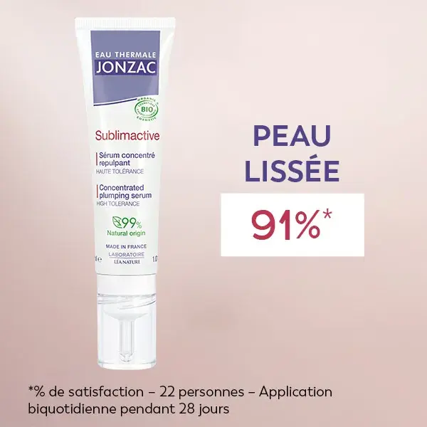 Sérum concentrado de ácido hialurônico orgânico sublimativo Jonzac Thermal Water 30ml