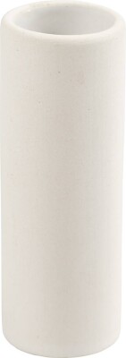 Vase - H 11 CM - Ø 4 CM - Hvid - 1 Stk