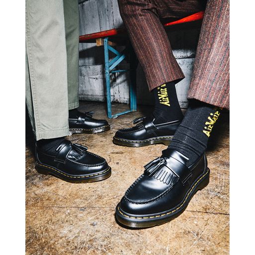 Dr. Martens Adrian Loafers, Sort, 36