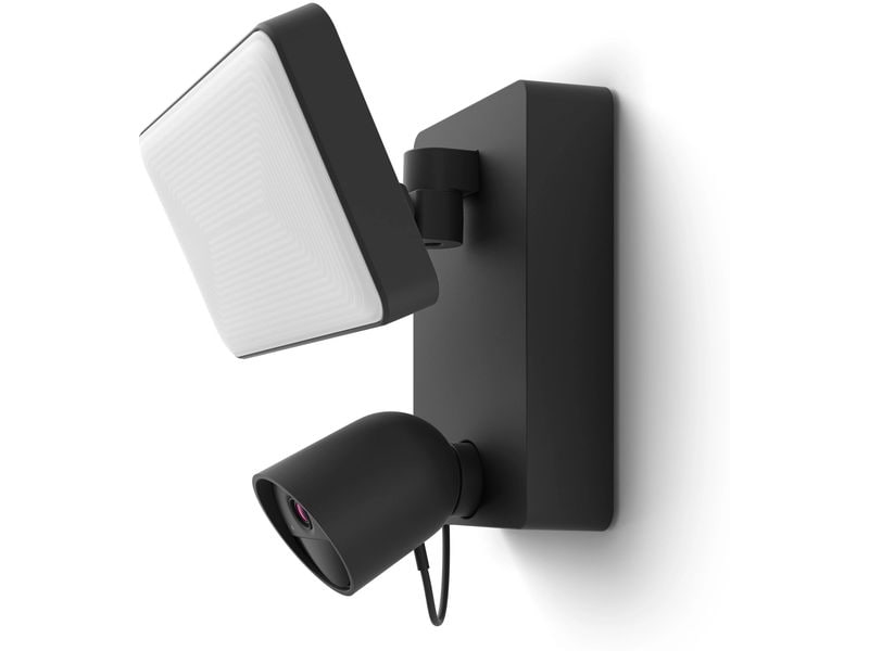 Philips Hue Secure Flutlichtkamera Schwarz Beleuchtung. Kamera. Hue Secure.