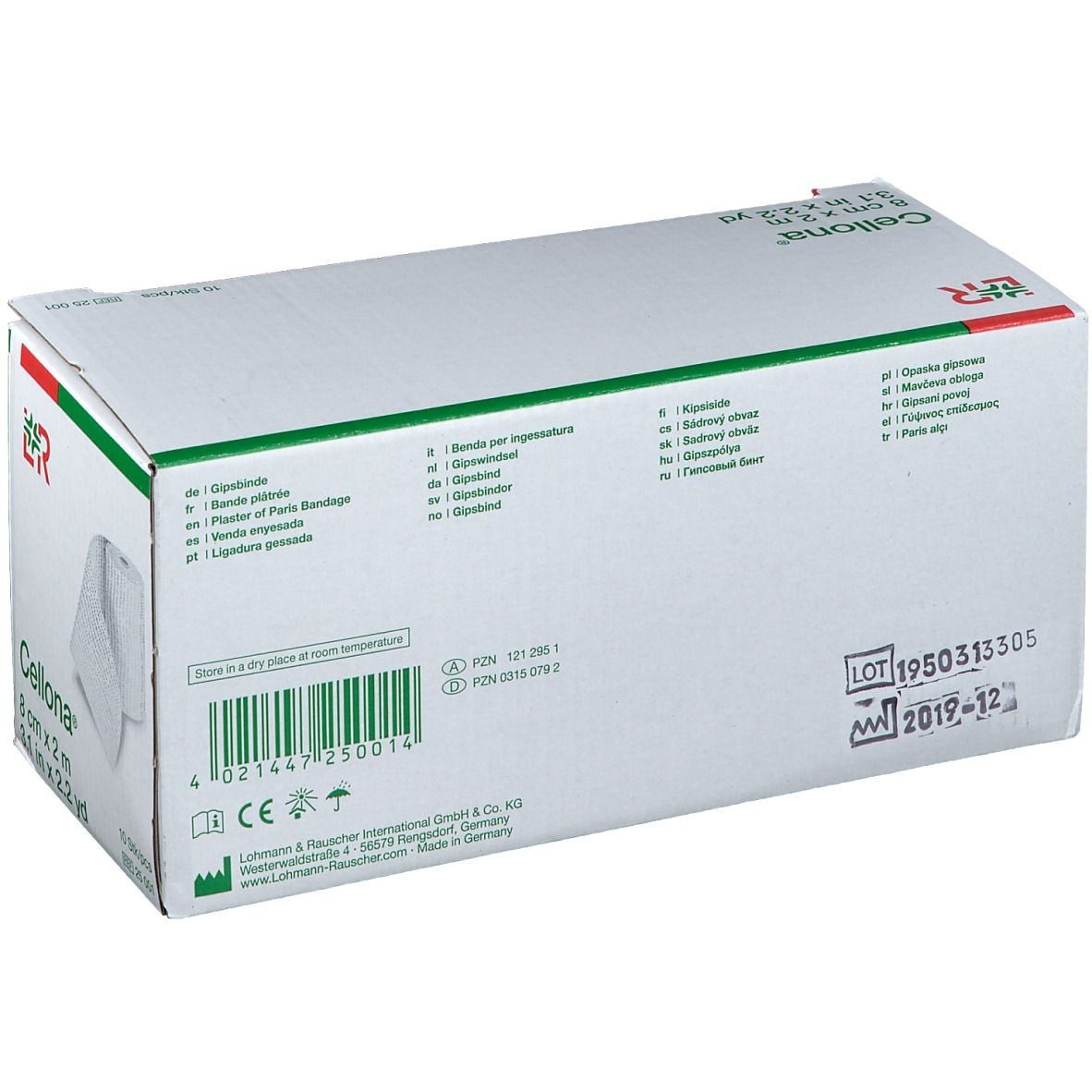 Cellona® Gipsbinde 8 cm x 2 m