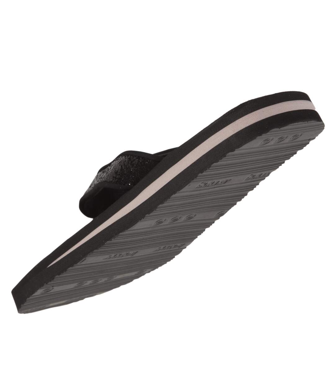 Isotoner Tongs femme avec tige à paillette