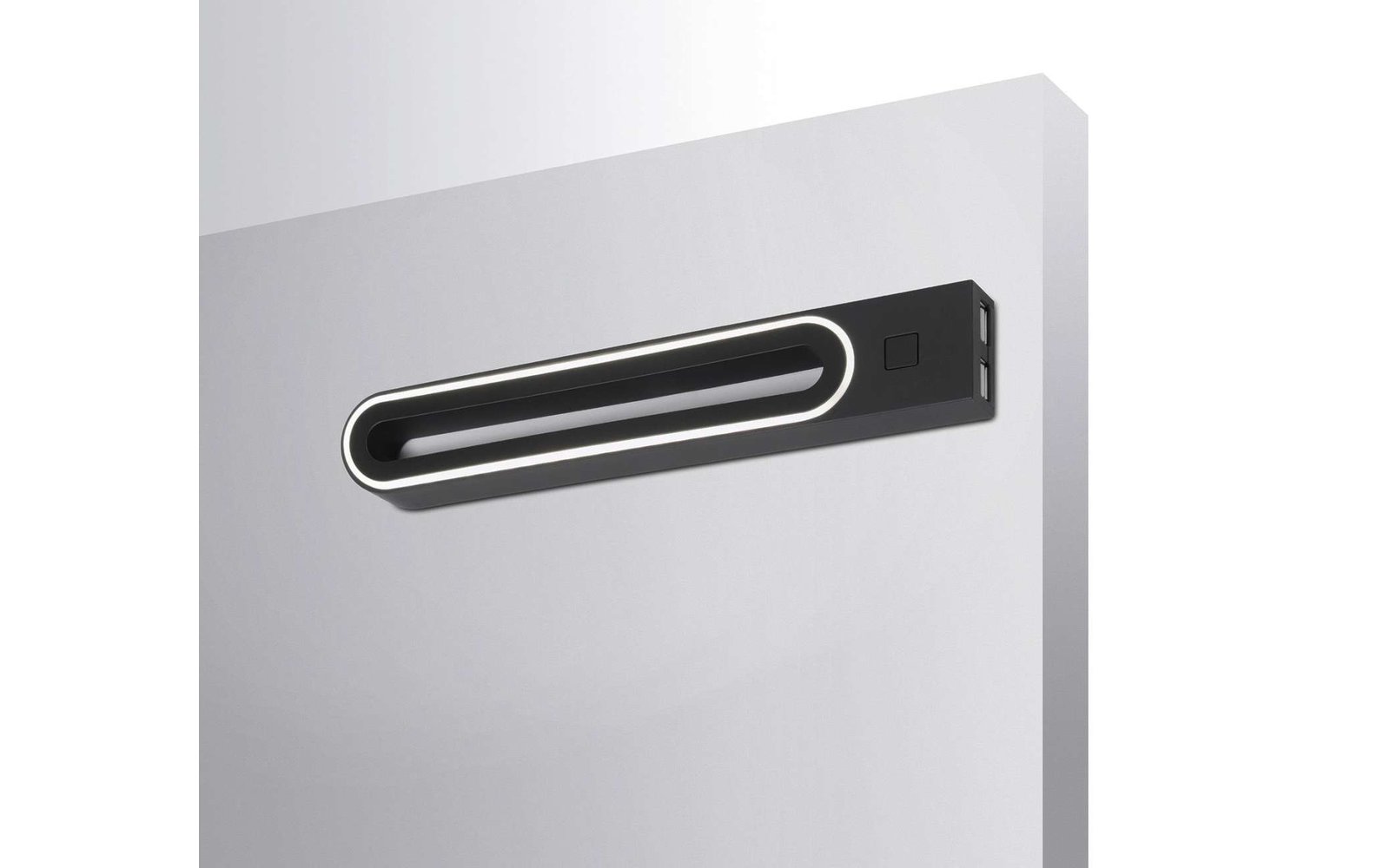 Fawo G/USB LED Wandleuchte 12 V / 3 W Silber