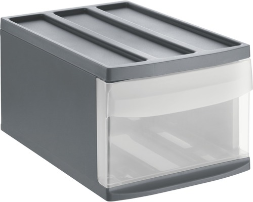 Systemix M ladekast, antraciet, 39,5x25,5x20,3 cm