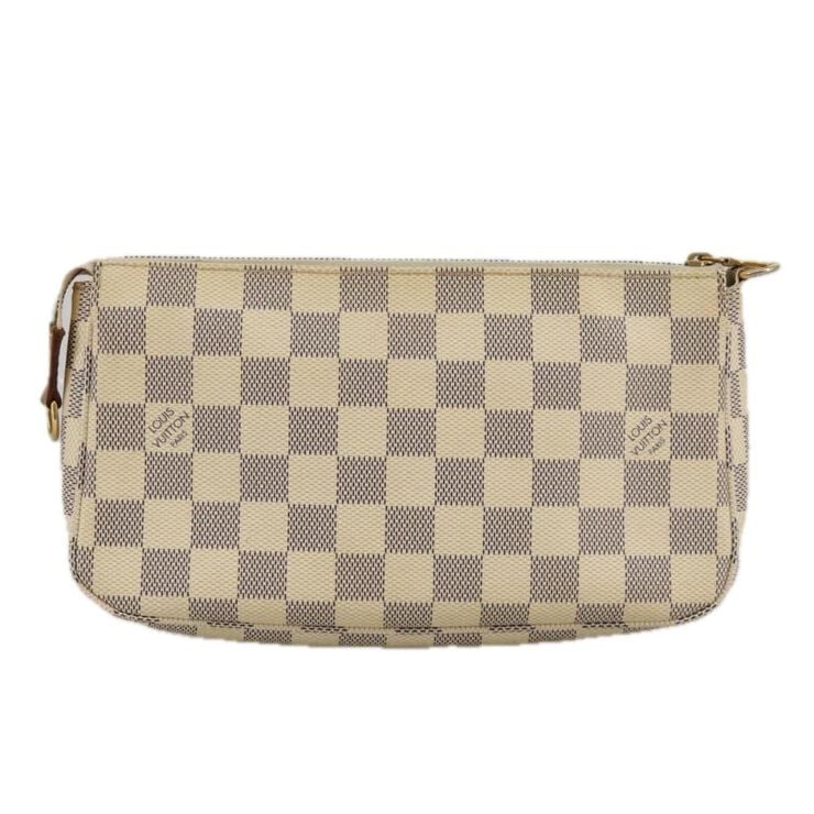 Louis Vuitton Vintage Louis Vuitton Pochette Accessoires Beige