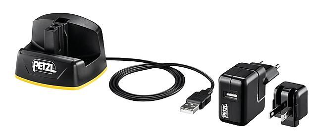 PETZL - ACCESSOIRE FRONTALE CHARGEUR ACCU 2 DUO Z1