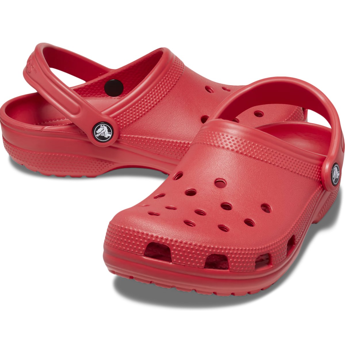 CROCS-Classic-Sabot d'eau - Talon plat - Rouge