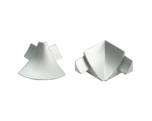 Hoekstuk Dural T-Cove Aluminium Zilver 12 mm Binnen en Buiten