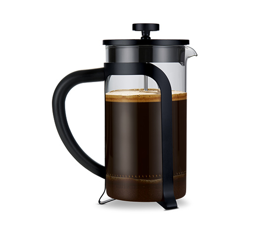 Siebstempelkanne 800 ml, Schwarz
