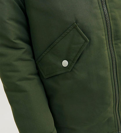 Jack & Jones Jacke - Noos - JjLoop Parka - Forest Nacht