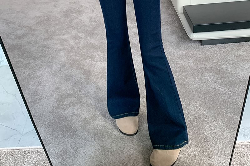 voor altijd - Gestikte uitlopende jeans